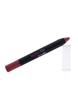 Incolor Matte Me Crayon Pencil Lipstick 14 Summer Breeze| Bold Matte Finish & Creamy Application | Long-Lasting Color & Lightweight Texture | Precise & Travel-Friendly Crayon