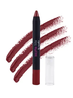 Incolor Matte Me Crayon Pencil Lipstick 15 Bunch Me| Luxurious Matte Finish & Creamy Texture | Long-Lasting Wear & Precise Crayon Design | Lightweight Formula for All-Day Comfort