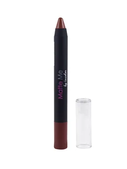 Incolor Matte Me Crayon Pencil Lipstick 19 Masion| Deep Matte Finish & Creamy Texture | Long-Lasting Wear & Precise Crayon Design | Lightweight Formula for All-Day Comfort