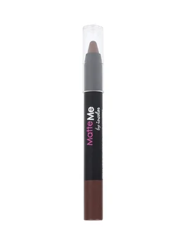 Incolor Matte Me Crayon Pencil Lipstick 22 Coffee Bean| Rich Matte Finish & Creamy Texture | Long-Lasting Wear & Precise Crayon Design | Lightweight Formula for All-Day Comfort