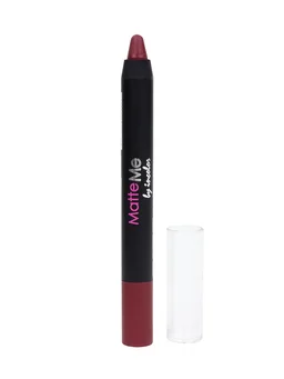 Incolor Matte Me Crayon Pencil Lipstick 23 Ash Red | Intense Matte Finish & Creamy Texture | Long-Lasting Wear & Precise Crayon Design | Lightweight Formula for All-Day Comfort