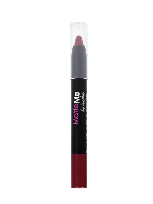 Incolor Matte Me Crayon Pencil Lipstick 23 Ash Red | Intense Matte Finish & Creamy Texture | Long-Lasting Wear & Precise Crayon Design | Lightweight Formula for All-Day Comfort