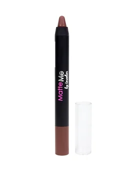 Incolor Matte Me Crayon Pencil Lipstick 24 Nude Brown | Natural Matte Finish & Creamy Texture | Long-Lasting Wear & Precise Crayon Design | Lightweight Formula for All-Day Comfort