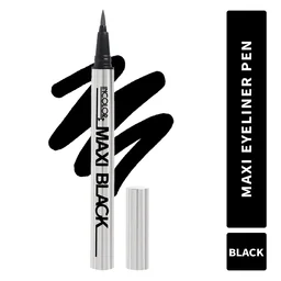 Incolor Maxi Pen Eyeliner 2gm Shade 01 Black for Women | Highly Pigmented | Long Lasting | Smudge Proof | Easy Sketch Tip | Matte Finish
