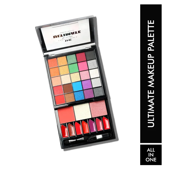 Incolor Urban Choice Ultimate Makeup Palette with Highly Pigmented Matte & Shimmer Shades | Smooth Blendable Texture | Long Lasting Makeup Kit for Women