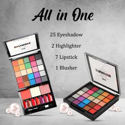 Incolor Urban Choice Ultimate Makeup Palette with Highly Pigmented Matte & Shimmer Shades | Smooth Blendable Texture | Long Lasting Makeup Kit for Women