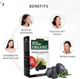 Indus Valley 100% Natural Activated Charcoal Powder 250g | Face & Skin Care | Helps Remove Dead Skin, Dirt & Impurities | Detoxifying Powder for DIY Face Masks