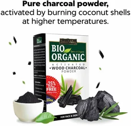 Indus Valley 100% Natural Activated Charcoal Powder 250g | Face & Skin Care | Helps Remove Dead Skin, Dirt & Impurities | Detoxifying Powder for DIY Face Masks