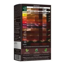 Indus Valley 100% Organic Henna Hair Color 100g | Dark Brown Natural Hair Dye Powder | Herbal Henna for Grey Hair Coverage, Hair Conditioning, Smoothness, Shine & Hair Care
