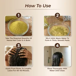 Indus Valley 100% Organic Henna Hair Color 100g | Soft Black Natural Hair Dye Powder | Herbal Henna for Grey Hair Coverage, Hair Conditioning, Shine & Healthy-Looking Hair