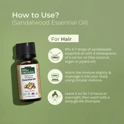 Indus Valley 100% Pure Natural & Organic Sandalwood Chandan Essential Oil 5ml | Undiluted Sandalwood Oil for Skin, Hair, Face Care, Massage & Aromatherapy