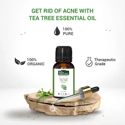 Indus Valley 100% Pure & Organic Tea Tree Essential Oil 15ml | Natural Tea Tree Oil for Skin, Hair & Scalp Care | Aromatherapy, Massage & Everyday Beauty Routine
