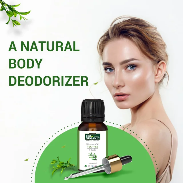 Indus Valley 100% Pure & Organic Tea Tree Essential Oil 15ml | Natural Tea Tree Oil for Skin, Hair & Scalp Care | Aromatherapy, Massage & Everyday Beauty Routine