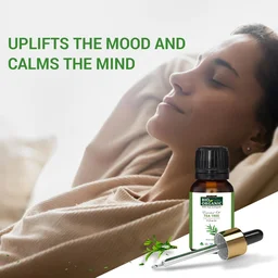 Indus Valley 100% Pure & Organic Tea Tree Essential Oil 15ml | Natural Tea Tree Oil for Skin, Hair & Scalp Care | Aromatherapy, Massage & Everyday Beauty Routine