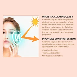 Indus Valley Bio Organic 100% Natural Calamine Clay Powder 250g | Healing Clay for Face & Skin Care | Natural Clay Mask for Oil Control & Skin Cleansing