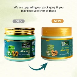 Indus Valley Bio Organic Hair Reborn Aloe Vera Gel 175ml With Bhringraj & Walnut Oil For Ultimate Hair Management