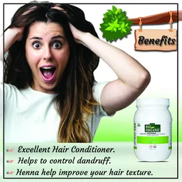 Indus Valley Bio Organic Herbal Henna Leaf Powder 500g | Natural Henna Powder for Hair Care | DIY Hair Pack for Conditioning, Smoothness, Shine & Healthy-Looking Hair