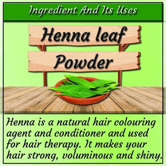 Indus Valley Bio Organic Herbal Henna Leaf Powder 500g | Natural Henna Powder for Hair Care | DIY Hair Pack for Conditioning, Smoothness, Shine & Healthy-Looking Hair
