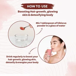 Indus Valley Bio Organic Hibiscus Flower Powder 100g | Pure Gudhal Ka Phool | Hibiscus Rosa-Sinensis for Face Pack, Hair Mask, Dull Hair, Dry Scalp & Skin Care