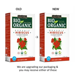 Indus Valley Bio Organic Hibiscus Flower Powder 100g | Pure Gudhal Ka Phool | Hibiscus Rosa-Sinensis for Face Pack, Hair Mask, Dull Hair, Dry Scalp & Skin Care
