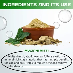 Indus Valley Bio Organic Multani Mitti Powder 1kg | Natural Fuller's Earth for Face & Hair Packs | Cleanses Pores, Removes Dead Skin, Dandruff & Scalp Care