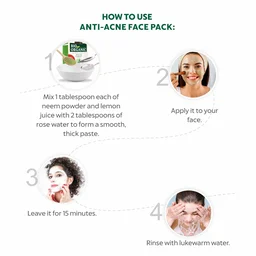 Indus Valley Bio Organic Neem Powder 250g | 100% Natural Pure Neem Leaf Powder | Azadirachta Indica Herbal Powder for Face Pack, Skin Care, Hair & Scalp Care