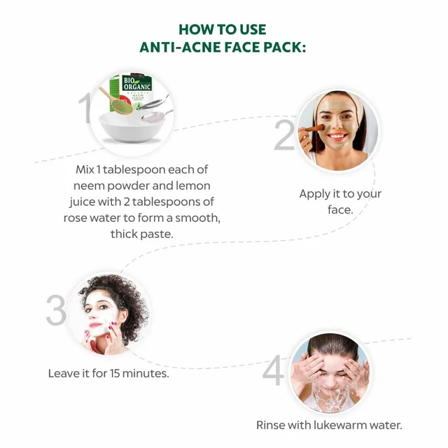 Indus Valley Bio Organic Neem Powder 250g | 100% Natural Pure Neem Leaf Powder | Azadirachta Indica Herbal Powder for Face Pack, Skin Care, Hair & Scalp Care