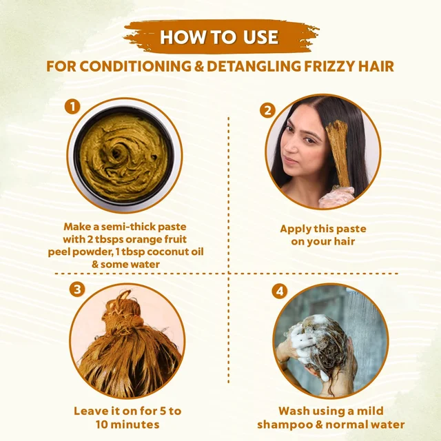 Indus Valley Bio Organic Orange Peel Fine Powder 100g | Pure Natural Orange Peel Powder | Vitamin C & Antioxidant Rich | Face Pack for Glow, Tan & Skin Care