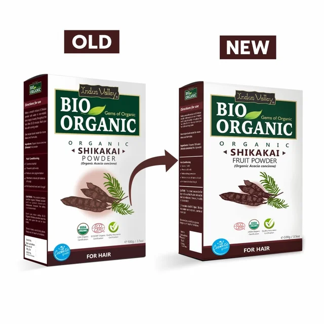 Indus Valley Bio Organic Organic Shikakai Powder 100g | Acacia Concinna Natural Herbal Hair Cleanser | For Frizzy Hair, Soft & Shiny Hair | Nourishing Conditioner & Hair Care