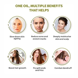 Indus Valley Bio Organic Pure Extra Virgin Olive Oil 200ml | 100% Organic & Cold-Pressed | Baby Skin Massage & Hair Care Oil