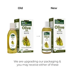 Indus Valley Bio Organic Pure Extra Virgin Olive Oil 100ml | 100% Organic & Cold-Pressed | Baby Skin Massage & Hair Care Oil