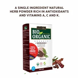Indus Valley Bio Organic Shikakai Powder 250g | Acacia Concinna Natural Herbal Hair Cleanser | For Frizzy Hair, Soft & Shiny Hair | Nourishing Conditioner & Hair Care