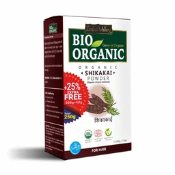 Indus Valley Bio Organic Shikakai Powder 250g | Acacia Concinna Natural Herbal Hair Cleanser | For Frizzy Hair, Soft & Shiny Hair | Nourishing Conditioner & Hair Care