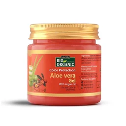 Indus Valley Color Protection Aloe Vera Gel 175ml | Soothing & Hydrating Hair and Skin Care Gel | Helps Maintain Moisture, Freshness & Healthy-Looking Hair