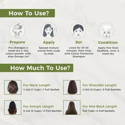 Indus Valley INDUS VALLEY Damage Free Natural Gel Hair Colour 220ml Dark Brown 3.00 for Women & Men | 100% Grey Coverage | Ammonia & PPD Free Herbal Organic Conditioning Hair Color