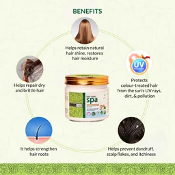 Indus Valley Eaze Spa 175ml | 100% Organic Deep Nourishing Hair Spa Treatment | Intensive Hair Care for Dry, Rough & Damaged Hair | Helps Promote Soft, Smooth & Healthy-Looking Hair