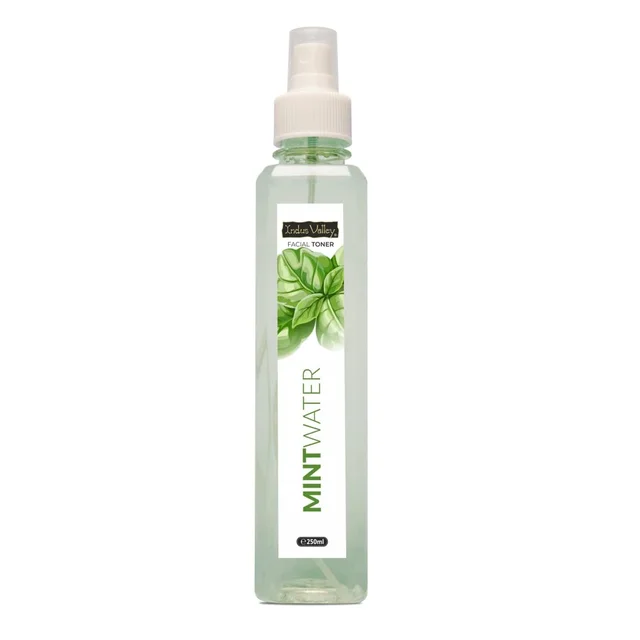 Indus Valley Natural Mint Water Facial Toner 250ml | Refreshing Mint Face Toner for Fresh, Clean & Revitalized Skin | Daily Care for Normal, Oily & Combination Skin