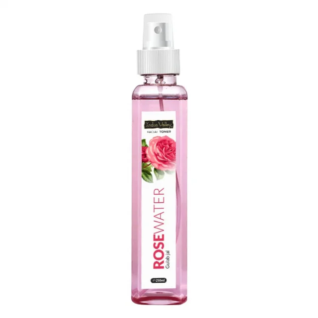 Indus Valley Natural Rose Water Facial Toner 250ml | Refreshing Rose Hydrosol for Face | Hydrates, Tones & Revives Skin | Natural Daily Skincare Toner