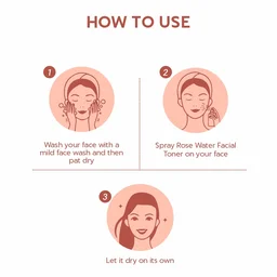 Indus Valley Natural Rose Water Facial Toner 250ml | Refreshing Rose Hydrosol for Face | Hydrates, Tones & Revives Skin | Natural Daily Skincare Toner