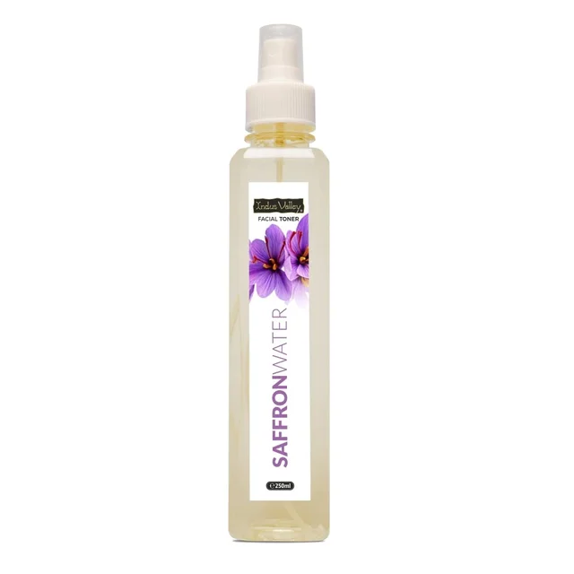 Indus Valley Natural Saffron Water Facial Toner 250ml | Kesar Floral Water for Face & Skin | Refreshing Hydrating Toner for Daily Skincare, Glow, Freshness & Skin Care
