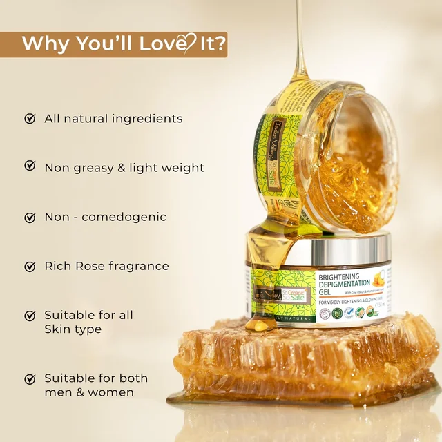 Indus Valley Organic & Natural Cow's Milk Yogurt & Honey Gel 50ml | Hydrating Face Gel for All Skin Types | Nourishing, Moisturizing & Refreshing Daily Skincare