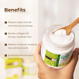 Indus Valley Ultima Spa 175ml | 100% Organic Deep Nourishing Hair Spa Treatment | Intensive Hair Care for Dry, Rough & Damaged Hair | Helps Improve Softness & Smoothness