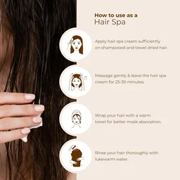 Indus Valley Ultima Spa 175ml | 100% Organic Deep Nourishing Hair Spa Treatment | Intensive Hair Care for Dry, Rough & Damaged Hair | Helps Improve Softness & Smoothness