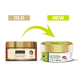 Indus Valley Ultra Rich Replenishing Shea Butter Fruit Face Scrub 50ml | Gentle Exfoliating Facial Scrub for Smooth, Soft, Refreshed & Radiant-Looking Skin