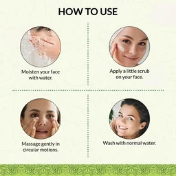 Indus Valley Ultra Rich Replenishing Shea Butter Fruit Face Scrub 50ml | Gentle Exfoliating Facial Scrub for Smooth, Soft, Refreshed & Radiant-Looking Skin
