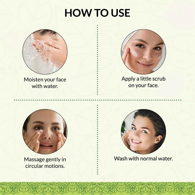 Indus Valley Ultra Rich Replenishing Shea Butter Fruit Face Scrub 50ml | Gentle Exfoliating Facial Scrub for Smooth, Soft, Refreshed & Radiant-Looking Skin