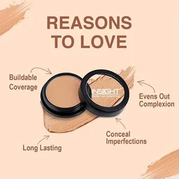 Insight Face Concealer 6 Shades Combo Pack | Matte Finish | Full Coverage Concealer for Blemishes, Dark Circles & Imperfections | Lightweight & Long-Lasting Formula