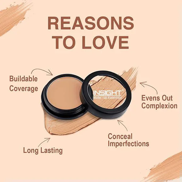 Insight Face Concealer 6 Shades Combo Pack | Matte Finish | Full Coverage Concealer for Blemishes, Dark Circles & Imperfections | Lightweight & Long-Lasting Formula