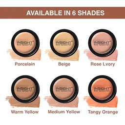 Insight Makeup Full Coverage Concealer Cream NC2 Beige for Medium Complextion | Waterproof & HD Look | Minimizes Fine Lines & Medium Coverage | Long-Lasting & Photo Ready