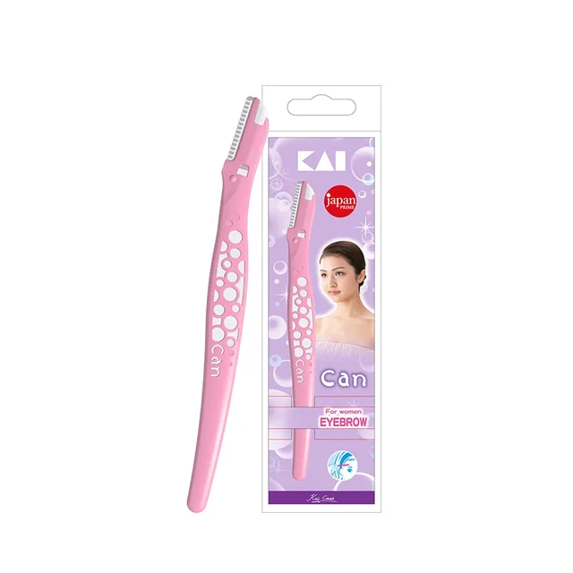 Kai Eyebrow Razor for Women | Precision Stainless Steel Blade | Safe, Accurate Eyebrow | Shaping & Facial Hair Removal | Ergonomic Handle for Easy | Comfortable Use.